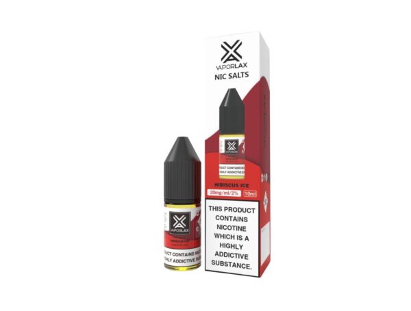 HIBISCUS ICE 10ML NIC SALT VAPORLAX