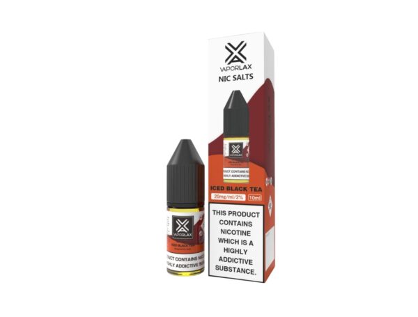 ICED BLACK TEA 10ML NIC SALT VAPORLAX