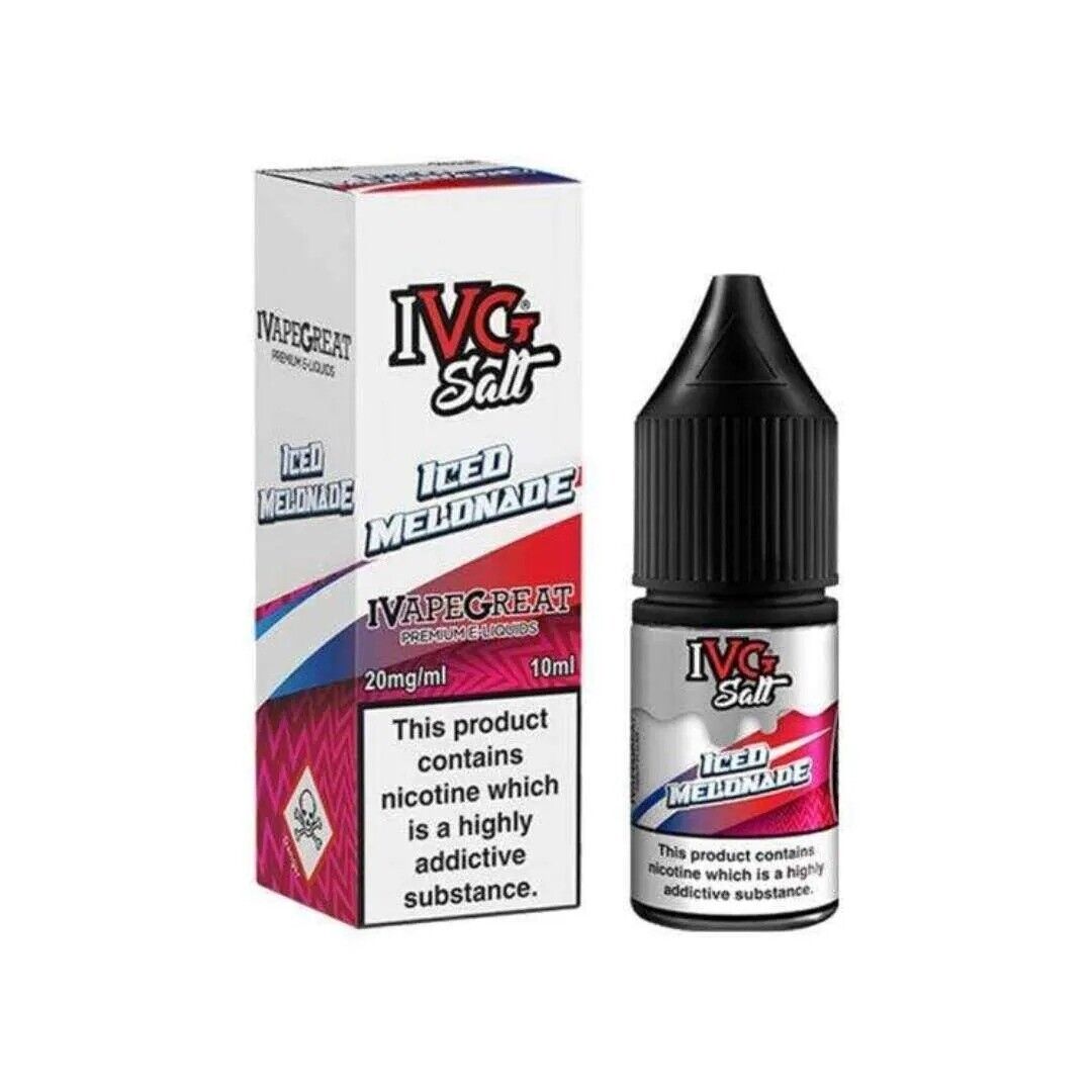 ICED MELONADE 10ML NIC SALT IVG PACK OF 10 EXP