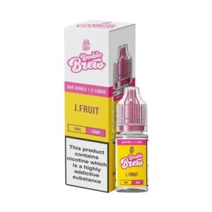 J FRUIT 10ML NIC SALT DOUBLE BREW BAR SERIES