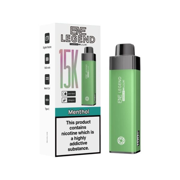 ELUX ENE LEGEND 15K PREFILLED POD VAPE KIT 20MG - Image 38