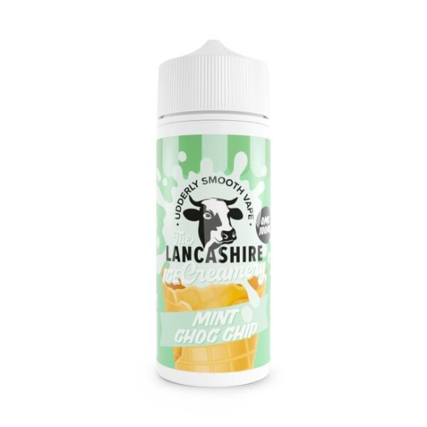 MINT CHOC CHIP 100ML E LIQUID THE LANCASHIRE ICE CREAMERY