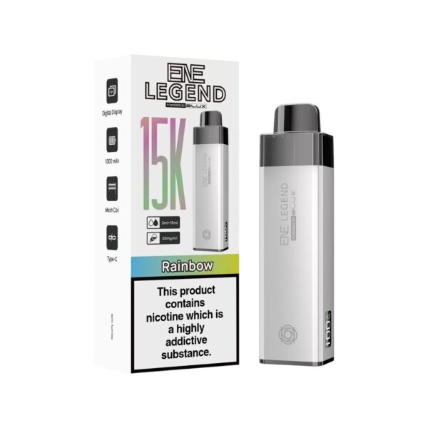 ELUX ENE LEGEND 15K PREFILLED POD VAPE KIT 20MG - Image 4