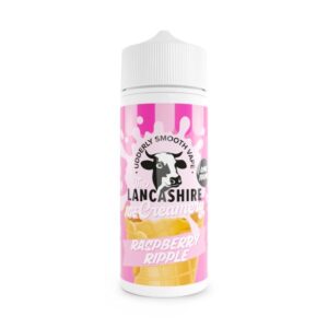 RASPBERRY RIPPLE 100ML E LIQUID THE LANCASHIRE ICE CREAMERY