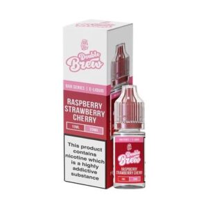 RASPBERRY STRAWBERRY CHERRY 10ML NIC SALT DOUBLE BREW BAR SERIES
