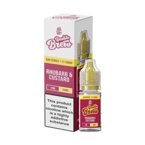RHUBARB & CUSTARD 10ML NIC SALT DOUBLE BREW BAR SERIES