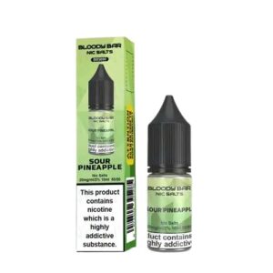 SOUR PINEAPPLE 10ML NIC SALT BLOODY BAR