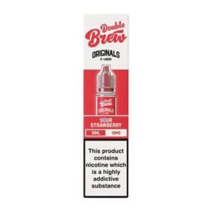 SOUR STRAWBERRY 10ML NIC SALT DOUBLE BREW ORIGINALS