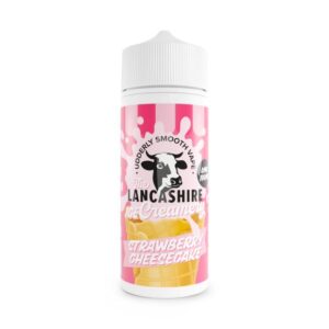 STRAWBERRY CHEESECAKE 100ML E LIQUID THE LANCASHIRE ICE CREAMERY