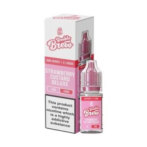 STRAWBERRY CUSTARD DELUXE 10ML NIC SALT DOUBLE BREW BAR SERIES