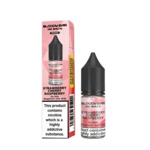 STRAWBERRY CHERRY RASPBERRY 10ML NIC SALT BLOODY BAR