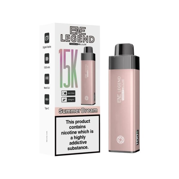ELUX ENE LEGEND 15K PREFILLED POD VAPE KIT 20MG - Image 10