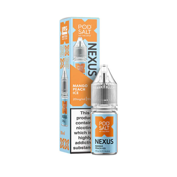 MANGO PEACH ICE 10ML NIC SALT POD SALT NEXUS