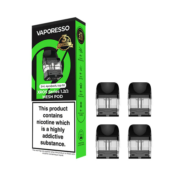 VAPORESSO XROS COREX 3.0 REPLACEMENT PODS (4 PACK) - Image 3