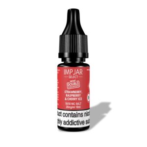 STRAWBERRY RASPBERRY & CHERRY ICE SELECT 10ML NIC SALT IMP JAR