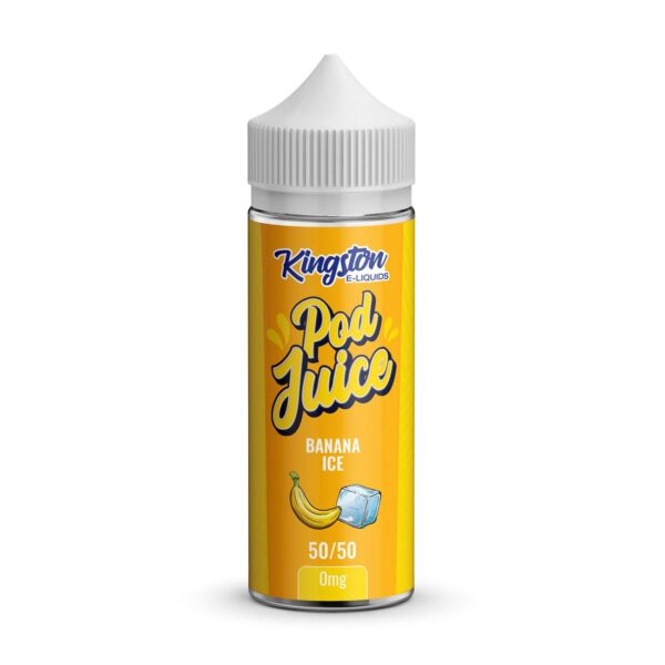 BANANA ICE POD JUICE 100ML E LIQUID KINGSTON