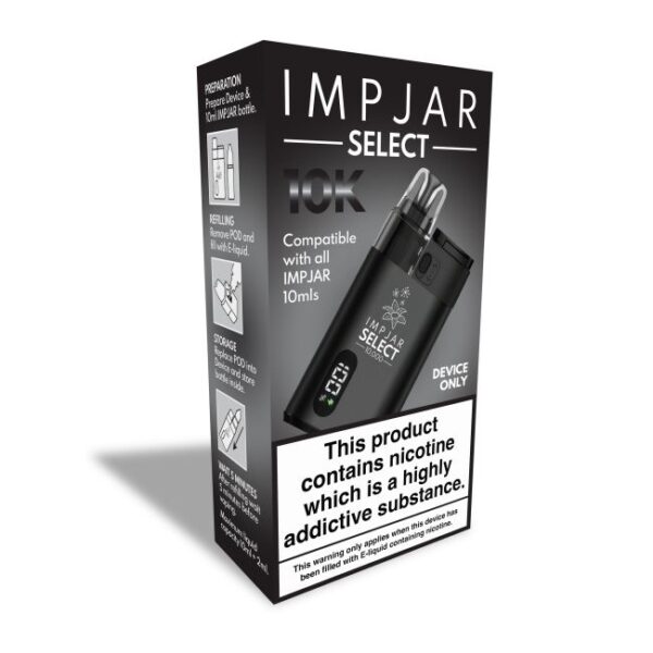 IMP JAR SELECT 10K REFILLABLE POD VAPE KIT - Image 2
