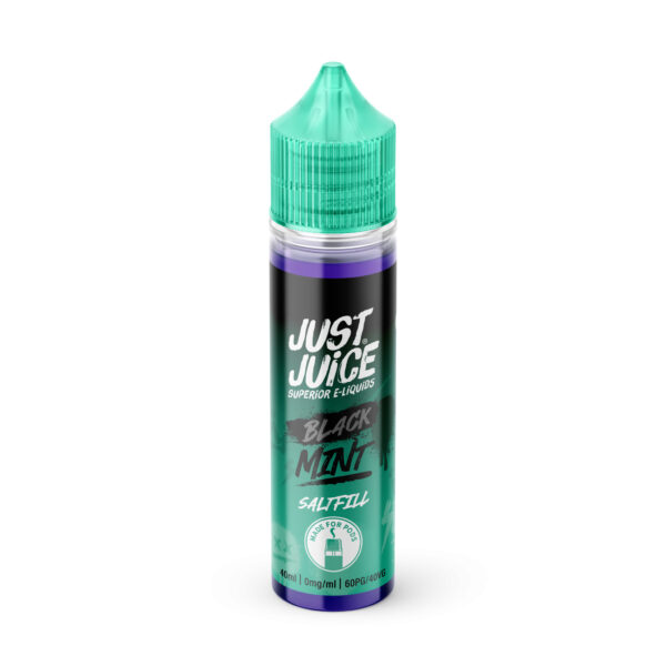 BLACK MINT BAR SALTFILL 40ML E LIQUID JUST JUICE