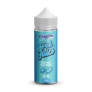 BLUE RAZZ JELLY BEANS POD JUICE 100ML E LIQUID KINGSTON