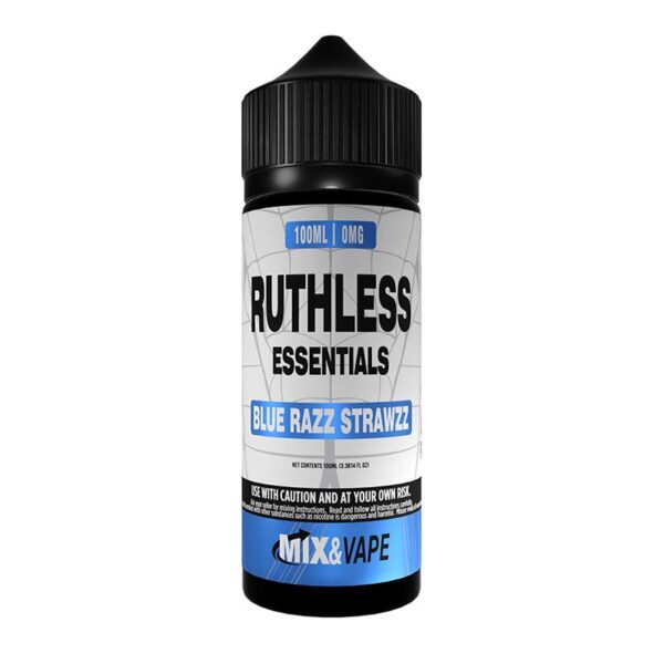 BLUE RAZZ STRAWZZ 100ML E LIQUID BY RUTHLESS ESSENTIALS