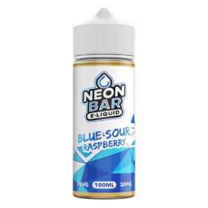BLUE SOUR RASPBERRY 100ML E LIQUID NEON BAR