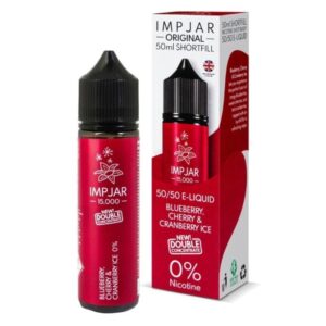 BLUEBERRY CHERRY & CRANBERRY ICE 50ML E LIQUID IMP JAR