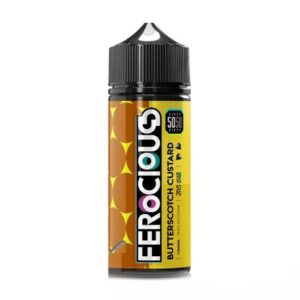BUTTERSCOTCH CUSTARD 100ML E LIQUID 50/50 FEROCIOUS FLAVOURS