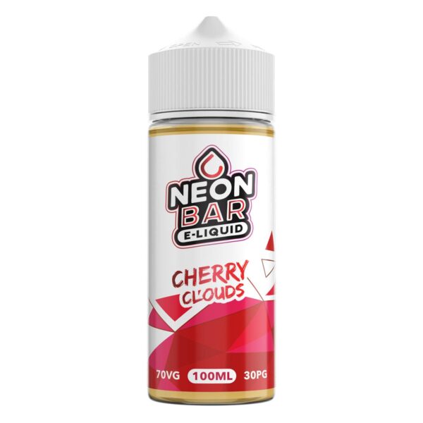 CHERRY CLOUDS 100ML E LIQUID NEON BAR