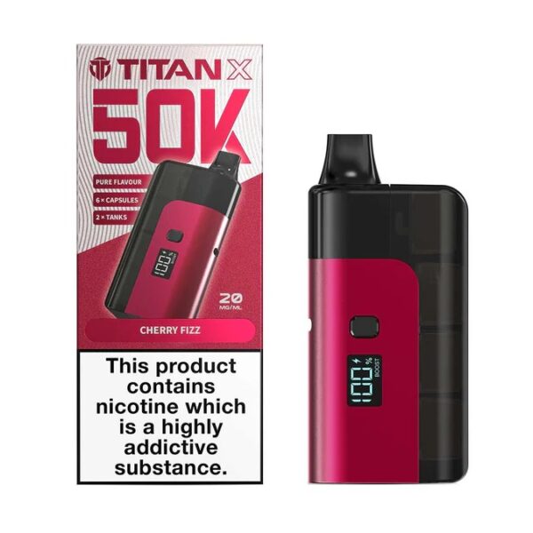 TITAN X 50K PREFILLED POD VAPE KIT 20MG - Image 8