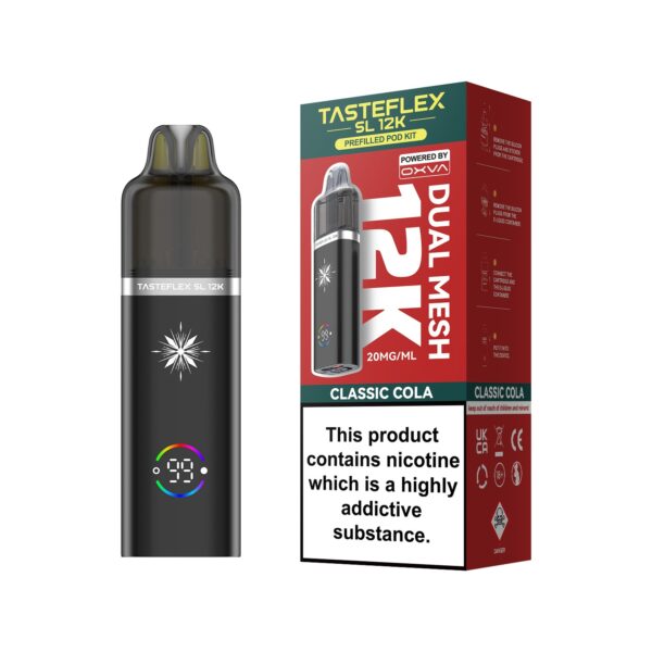 OXVA TASTERFLEX SL 12K PREFILLED POD VAPE KIT 20MG - Image 6