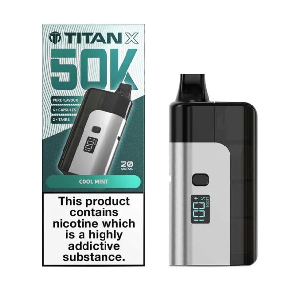 TITAN X 50K PREFILLED POD VAPE KIT 20MG - Image 10