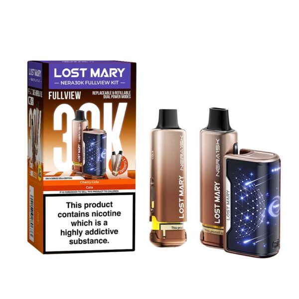 LOST MARY NERA 30K PREFILLED POD VAPE KIT 20MG - Image 10