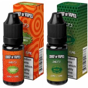 CHIEF OF VAPES 10ML NIC SALT PACK OF 10 EXP