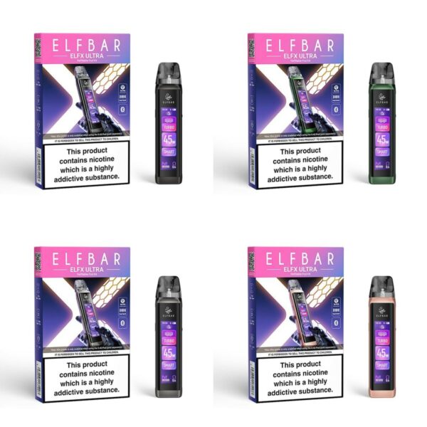 ELF BAR ELFX ULTRA REFILLABLE POD VAPE KIT 20MG