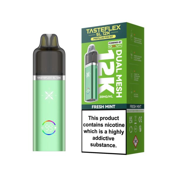 OXVA TASTERFLEX SL 12K PREFILLED POD VAPE KIT 20MG - Image 10