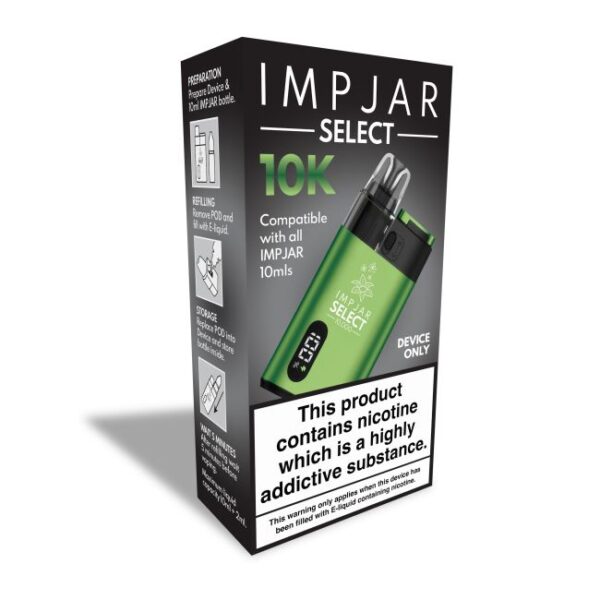 IMP JAR SELECT 10K REFILLABLE POD VAPE KIT - Image 3