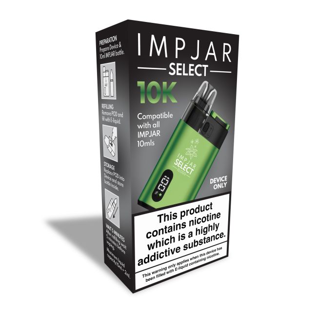 IMP JAR SELECT 10K REFILLABLE POD VAPE KIT - Image 3