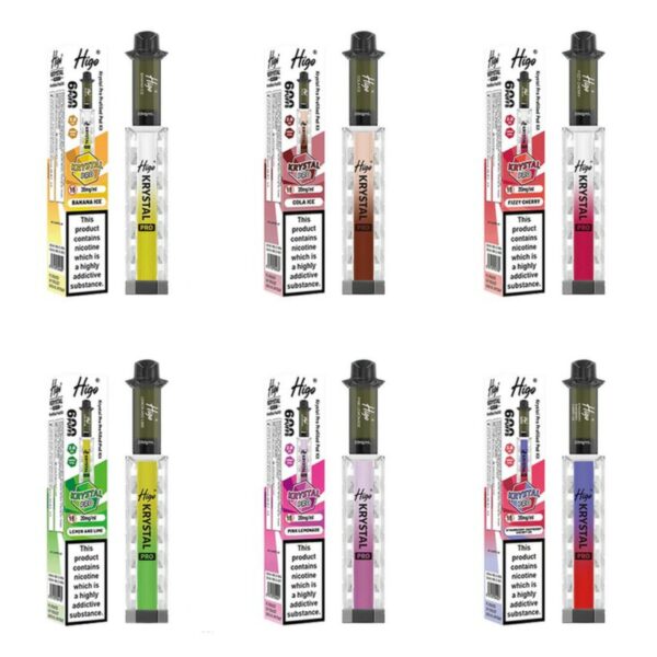 HIGO KRYSTAL PRO 600 PREFILLED POD VAPE KIT 20MG