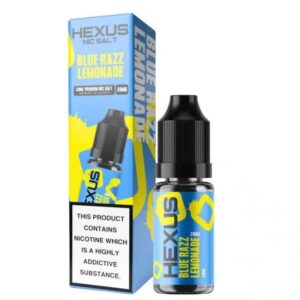 BLUE RAZZ LEMONADE 10ML NIC SALT HEXUS