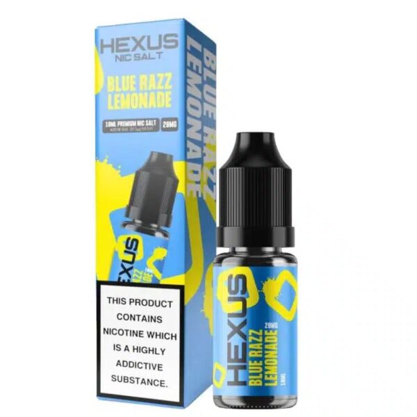 BLUE RAZZ LEMONADE 10ML NIC SALT HEXUS