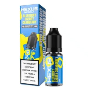 BLUEBERRY CHERRY CRANBERRY 10ML NIC SALT HEXUS