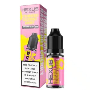 STRAWBERRY RASPBERRY CHERRY 10ML NIC SALT HEXUS
