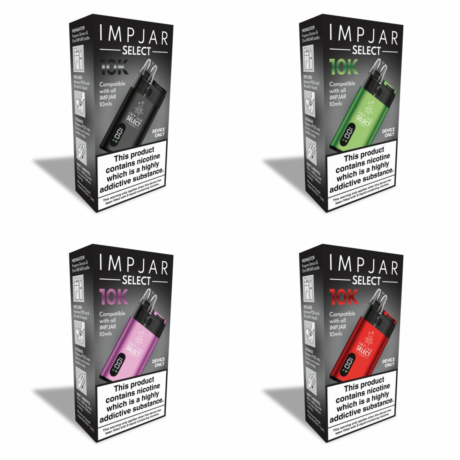 IMP JAR SELECT 10K REFILLABLE POD VAPE KIT