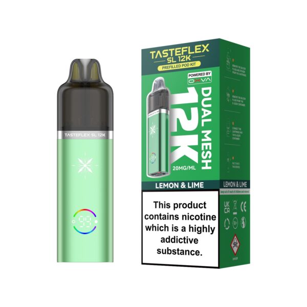 OXVA TASTERFLEX SL 12K PREFILLED POD VAPE KIT 20MG - Image 12