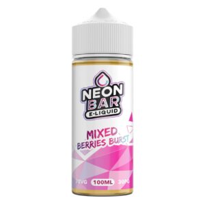 MIXED BERRIES BURST 100ML E LIQUID NEON BAR