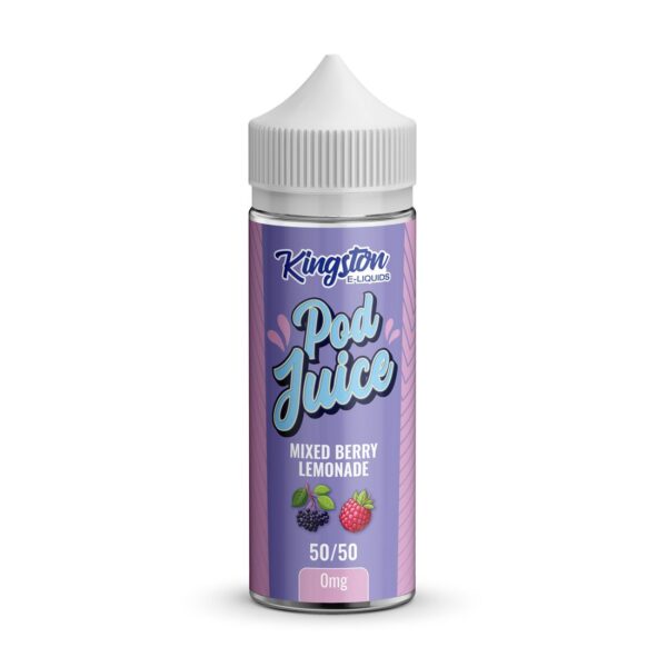 MIXED BERRY LEMONADE POD JUICE 100ML E LIQUID KINGSTON