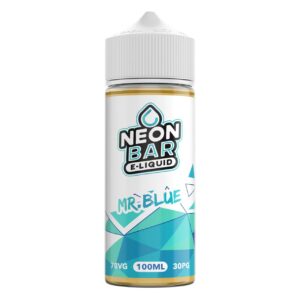 MR BLUE 100ML E LIQUID NEON BAR