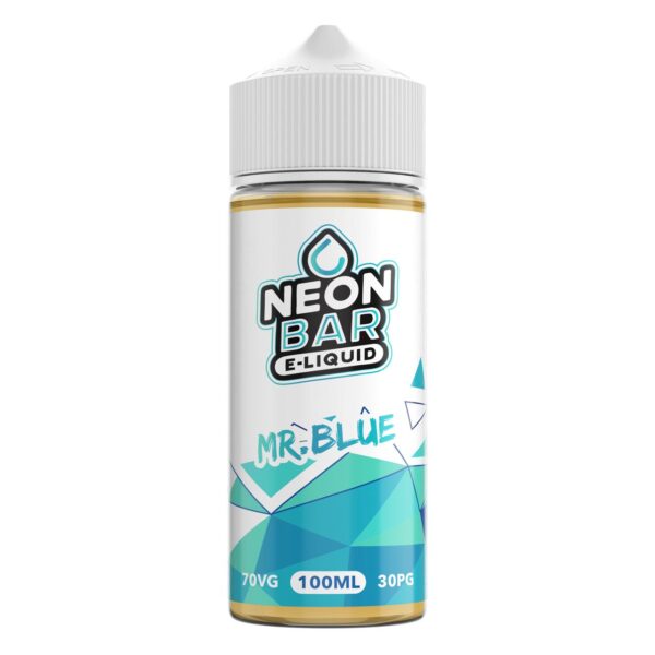 MR BLUE 100ML E LIQUID NEON BAR