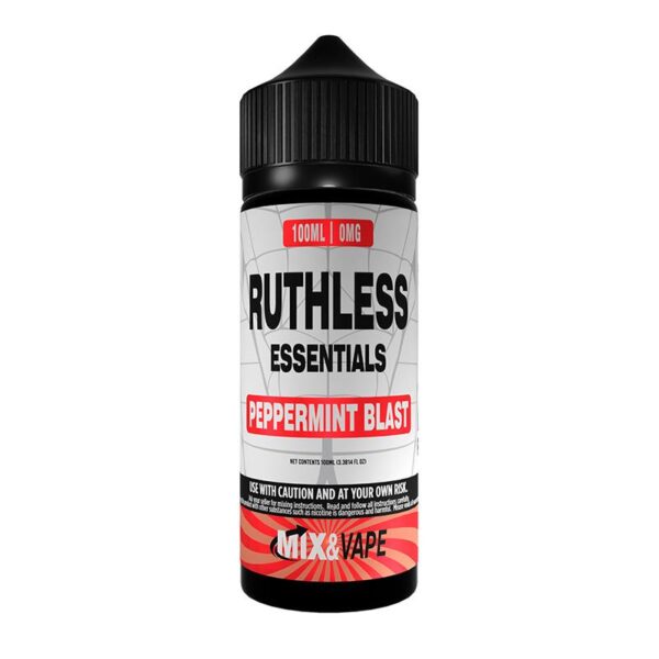 PEPPERMINT BLAST 100ML E LIQUID BY RUTHLESS ESSENTIALS