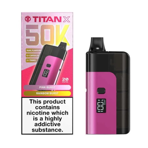 TITAN X 50K PREFILLED POD VAPE KIT 20MG - Image 16